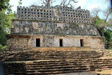 Ancient Mayan ruins at Yaxchilan, Chiapas, Mexico