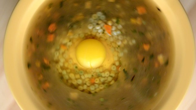 Sopa de fideos con verduras 야채 국수 스프