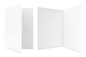 white sheets of paper on a white background