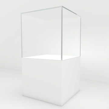 Empty Glass Showcase