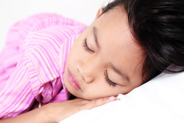 Obraz na płótnie Canvas Sleeping Young Girl