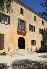 Façade du manoir d'Els Calderers à Sant Joan à Majorque
