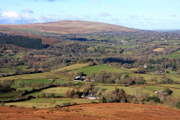 Naklejka premium Dartmoor from Meldon Hill