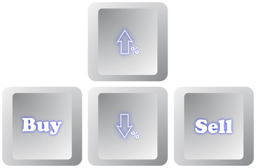 Fototapeta premium Shopping Keyboard