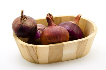 Rote Zwiebeln