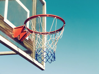 Basketball Hoop Closeup