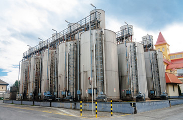 Industrial building exterior