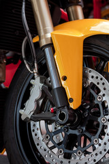 Fototapeta premium motorcycle wheel