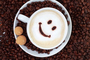 Kaffee und Smily