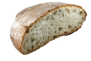 Pane cotto al forno, metà