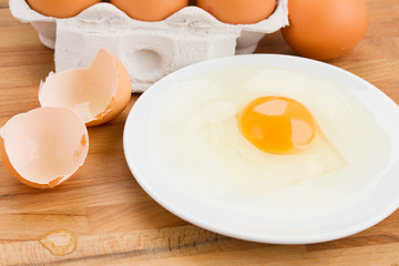 raw eggs