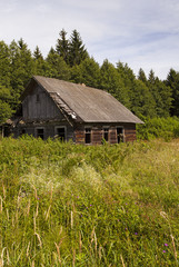 Obraz premium thrown house
