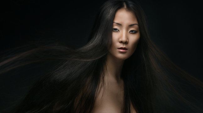 Beautiful young asian woman