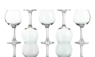 Glasses isolated on white