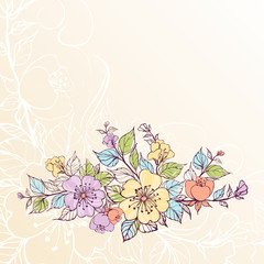 Abstract flower background.