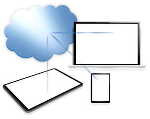 modern business and technology cloud