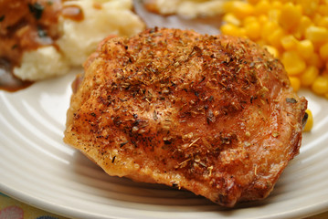 Oven Roasted Crispy Chicken
