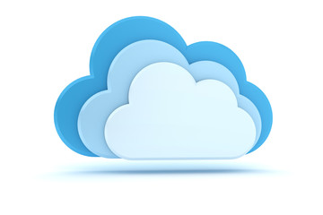 3 blaue Wolken - Cloud-Computing