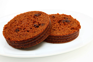Brown Bread On Plate