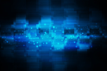 abstract blue technology background.