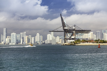 Miami skyline, South Florida