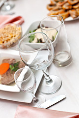 Table wine glasses for wine