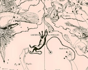 Constellation vintage map © Sergey Kamshylin