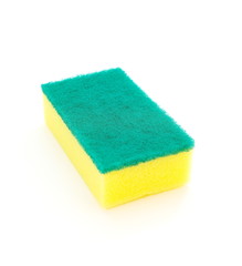 sponge over white