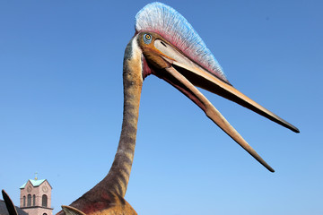 Ein Saurier in Karlsruhe © Klaus Eppele