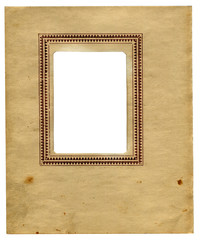 Vintage Paper With Frame