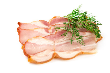 A piece of pork ham