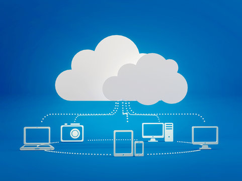 Cloud computing icon