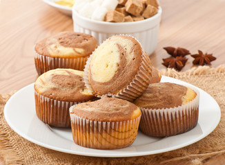 marble muffins