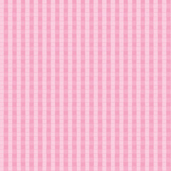 ピンク色のチェック柄の背景イラスト