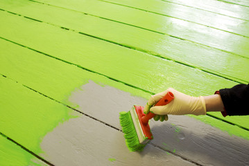 painting the floor