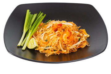 Thai food Pad thai , Thai style noodles.