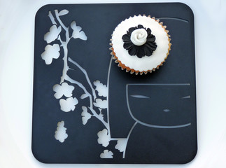 Cupcake au chocolat blanc