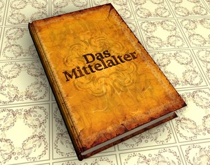 Fototapeta premium 3D Buch V - Das Mittelalter