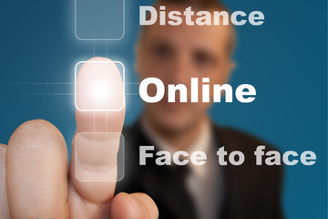 Press Online button.