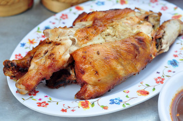 grill Chicken, Thai style food.