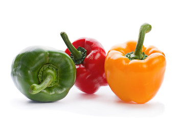 Tricolor pepper vegetable