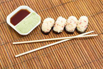 Yummy Fresh Sushi rolls