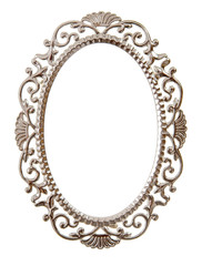 Oval ornate frame