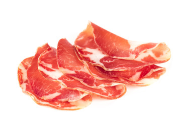 Thinly sliced ​​ham