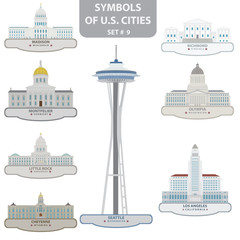 Symbols of US cities