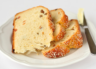 Slices of Sweet Bread