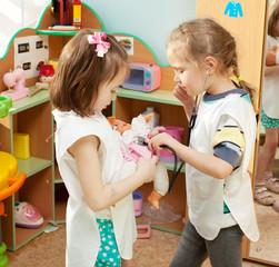 Child in kindergarten