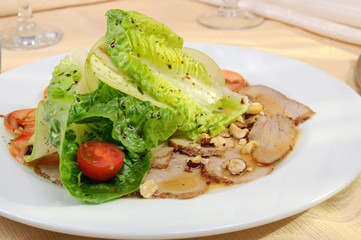 Ham with vegatebles