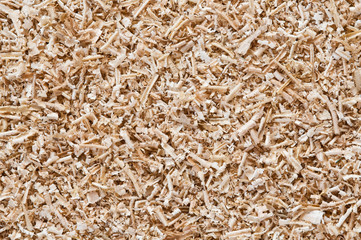 abstract background of sawdust close up