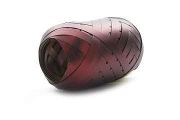 skein of brown ribbon